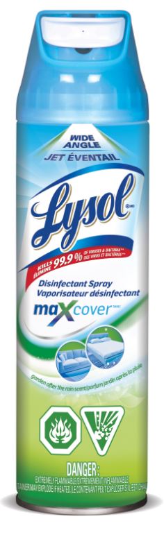 LYSOL® Max Cover Disinfectant Spray - Garden After the Rain (Canada)